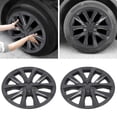 thumbnail image 3 of 4 Pcs Enjoliveurs de Roue, 18 Po Style à Carreaux pour Modèle S, Structure Complète et Solide, Couvre-Jantes de Roue, Remplacement pour Modèle 3 2017 à 2023, 3 of 8