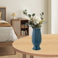 thumbnail image 6 of PATLOLLAV 1 Pcs Plastic Vase, Elegant Imitation Ceramic Vase, Unbreakable Centerpieces Flower Arrangement Decorative Vase for Living Room, Dining Table, Office Decor, Bedroom, Table, Kitchen Shelf, 6 of 6