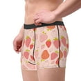 thumbnail image 3 of Wukai Strawberry Print Men’s Underwear Breathable Boxer Briefs,&nbsp;Moisture Wicking & Breathable-Medium, 3 of 7