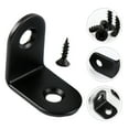 thumbnail image 1 of unbranded 20Ud Soportes De L Ángulo Para Madera Negro De Inoxidable Para Hogar, 1 of 8