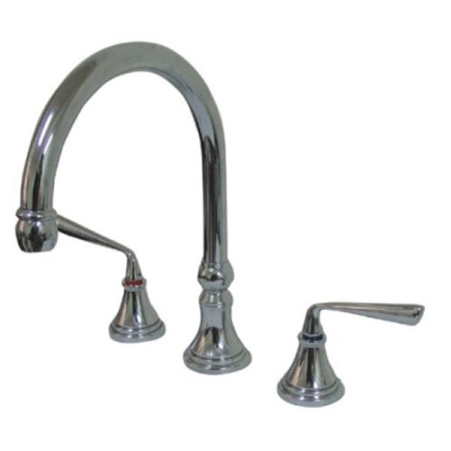 Kingston Brass Silver Sage Two Handle Roman Tub Filler