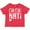 Red, variant on Inktastic Cincinnati, Ohio Distressed Font Boys or Girls Toddler T-Shirt