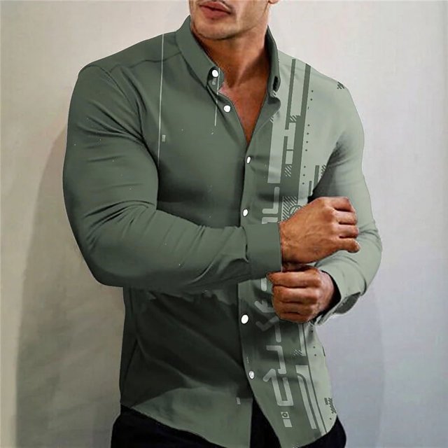Camisas de tendencia de moda para hombre , camisetas para exteriores de tela suave y cómoda, camisetas de talla grande, camisas de traje, gráficos transparentes, ropa ajustada para hombre