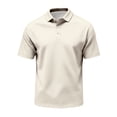 thumbnail image 5 of Golf Shirts for Men Quick Dry Performance Polo Short Sleeve Collared Shirt Beige M, 5 of 8