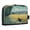 Black Cat Walking Fields, variant on Standing Pencil Case with Base Large Capacity Stationery Pouch Pen Bag with Zipper for Women Men Black Cat Walking Fields