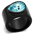 thumbnail image 5 of Luxe Jewelry Designs Women's Stainless Steel Traditional Ring with Top Grade Crystal in Light, 5 of 5