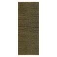 thumbnail image 2 of Get My Rugs D00111H0040G84 3 x 13 ft. Hand Woven Flat Weave Kilim Wool Runner Area Rug, Contemporary - Olive, 2 of 2
