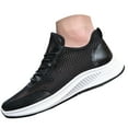 thumbnail image 3 of TIREOW Womens Orthopedic Bowling Shoes Soft Soles Light-Weight Breathable Mesh Athletic Slip on Fashion Sneakers Lace Up Vintage Flat Walking Four Seasons Shoes, 3 of 6