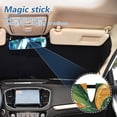BZSMCE Orange Leaves Pattern Shade Foldable UV Protection for Car SUV ...