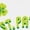 WHITE, variant on SpongeBob SquarePants - Spongebob Happy St. Patricks Day - Juniors Cropped Cotton Blend T-Shirt