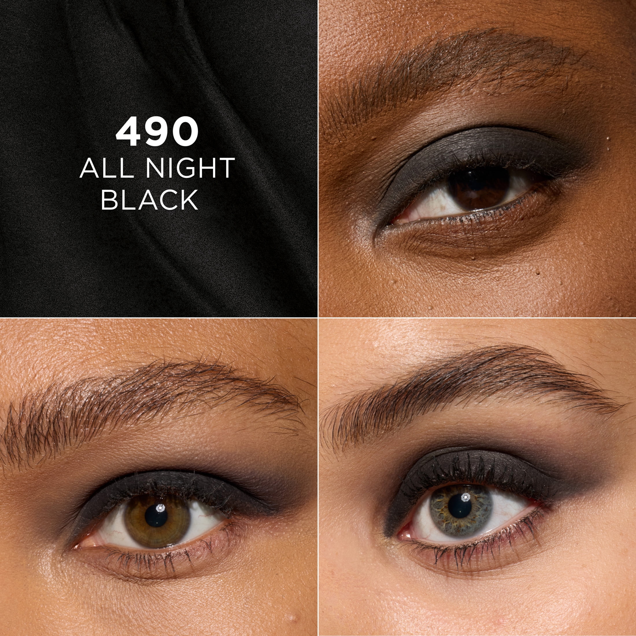 L'Oreal Paris Paradise Le Shadow Stick Smokey Eyeshadow, Blendable, All Night Black, 0.05 oz