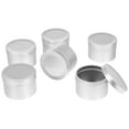 thumbnail image 4 of 6 tarros de aluminio vacíos redondos rellenables para velas y cosméticos., 4 of 7