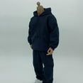thumbnail image 4 of 2x 1:6 Scale Mans Sweatshirt & Pants Outfit for DML PH 12inch Action Figures Navy, 4 of 8