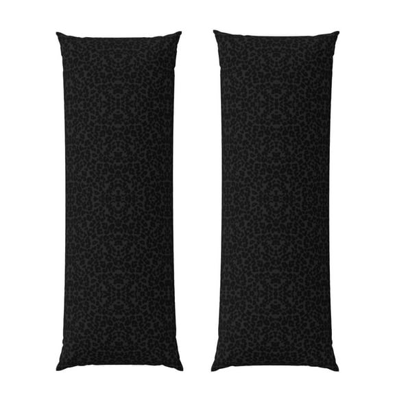 Long Pillow Cover Cheetah Black Leopard Cushion Body Pillow Case Rectangle Decorative Throw Printed Pillowcase 20 X 60 Inch