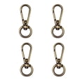 thumbnail image 5 of 4Pcs Metal Swivel Hooks Clips Hardware Spring Buckles for Bird Feeders, Bronze, 5 of 8