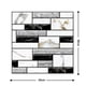 thumbnail image 2 of Pegatinas de pared de simulación 3D autoadhesivas para decoración de cocina y baño., 2 of 5