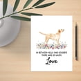 thumbnail image 2 of Koyal Wholesale Jumbo Pet Sympathy Card with Envelope, Labrador Retriever, Dog Grief Bereavement Card 8.5" x 11", 1-Pk, 2 of 5