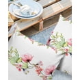thumbnail image 3 of Outdoor Throw Pillow Cover Poppy Flowers Branch and Butterfly Waterproof Cushion Covers 2 Pack Watercolor Florals on White Pillow Cases Home Decoration for Patio Garden Couch Sofa, 3 of 7
