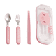 thumbnail image 1 of Juego de utensilios para el almuerzo: incluye tenedor, cuchara, palillos y estuche de transporte reutilizables, duraderos y aptos para lavavajillas, 1 of 5