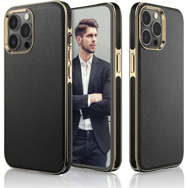 Funda para iPhone 13 Pro Max, Business Slim Classic Case Hombre Adepaton CZDZ-HY226-1