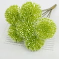 thumbnail image 4 of Plastic Simulation Dandelions - Realistic Faux Flowers for Home Decor, Gardening, and Office Arrangement - Maintenance-Free, Green Floral Branches - 11.42 x 7.09 in, Set of 6, 4 of 6