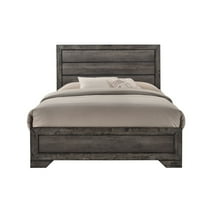Picket House Furnishings Grayson Queen Panel Bed, Grey Oak