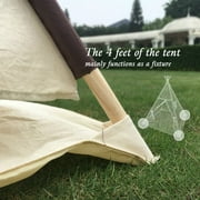 Lavievert Indian Canvas Teepee Children Playhouse Kid Play Tent
