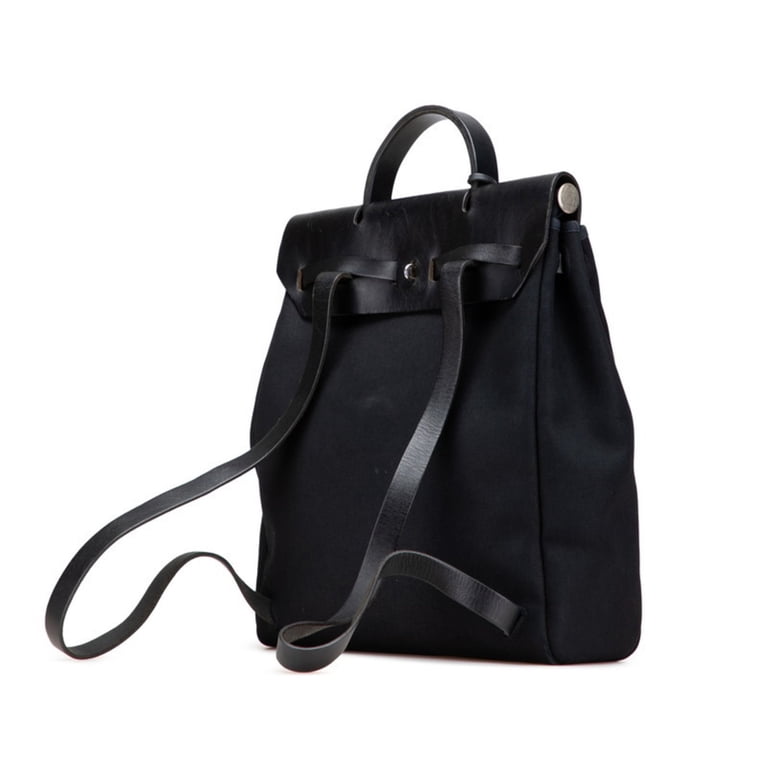 Pre-Owned Hermès Airbag Ad PM Backpack/Handbag, 2-Way, Black  display picture 2