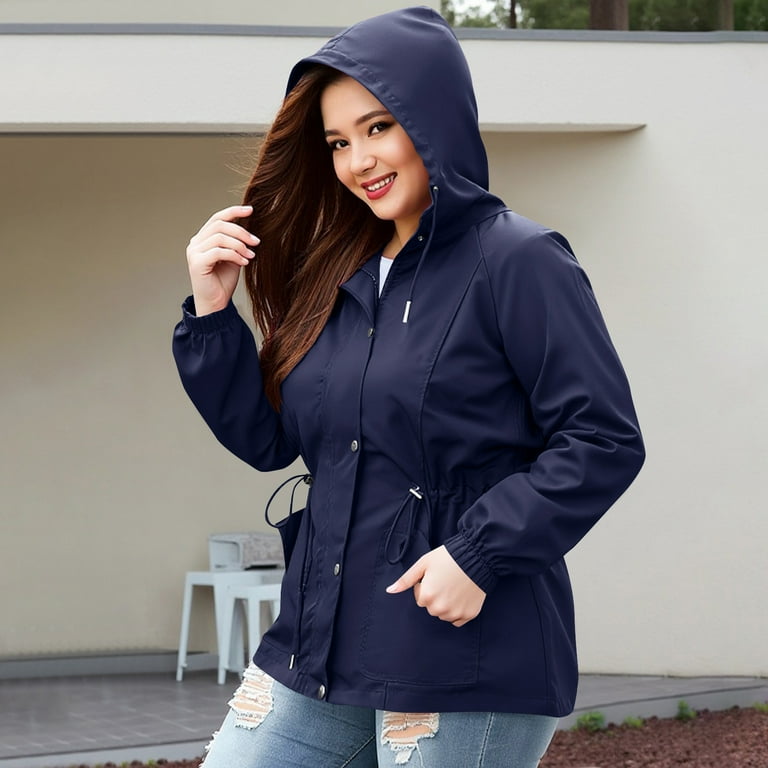 Jacket With Hood Best Women's Rain Jacket For Hiking Plus