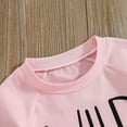 thumbnail image 5 of Bagilaanoe 2pcs Toddler Baby Girl Shorts Set Short Sleeve Letter Print T Shirt Tops + Camouflage Shorts 6M 12M 18M 24M 3T 4T 5T Kids Casual Summer Clothes, 5 of 8