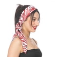 thumbnail image 2 of ZooZatz Arkansas Razorbacks Hair Scarf, 2 of 2