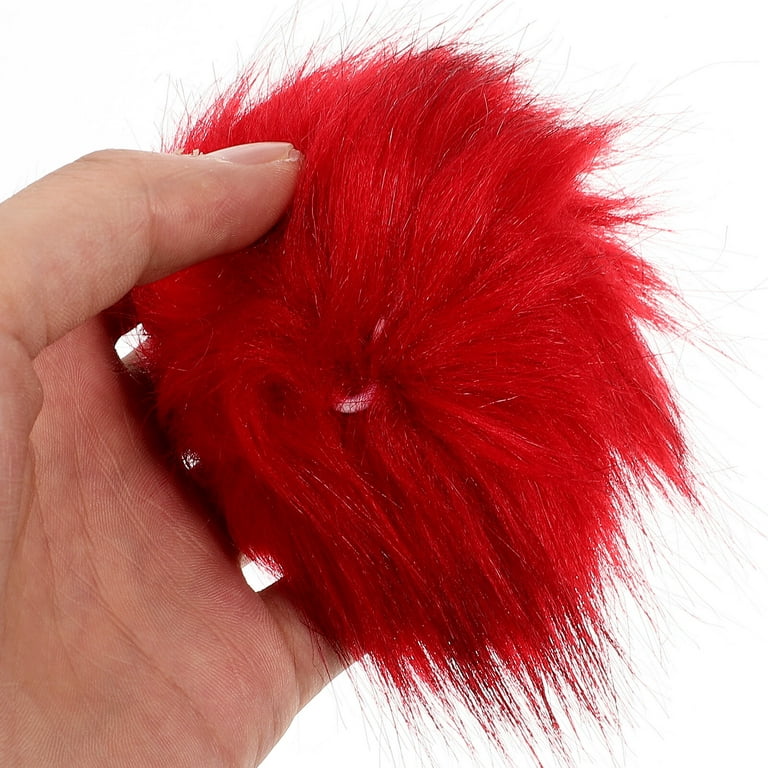  Pack of 30PCS Mini Small Faux Fur Balls Soft Pom Poms Beads  with Elastic Loop 30mm Handmade DIY Crafts (3 cm,Mix Colors ) : Arts,  Crafts & Sewing