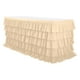 thumbnail image 1 of Pleated Tablecloth Five-layer Pleated Party Tablecloth Suitable For Tables Of Various Shapes, 1 of 2