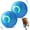 Blue*2, variant on Smart "Erratic-Bounce" Dog Ball (2026 Model), Motion-Activated Vibrating Toy with Sound, Interactive Rolling Giggle Ball for Puppy Boredom & Anxiety