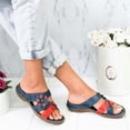 thumbnail image 2 of Juebong Sandals clearance Orthopedic Sandals for Women Open Toe Walking Slippers with Arch Support Anti-Slip Breathable Sandal Vintage Platform Outdoor Flats Shoes, 2 of 3