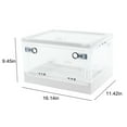 thumbnail image 3 of Vaidha Bacs de Rangement avec Couvercles - Bacs de Rangement, Bacs de Rangement en Plastique pour Organisateur de Garde-Robe, Boîte de Rangement Pliable 28 L, Bacs de Rangement Empilables pour Jouets, 3 of 6