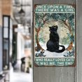 thumbnail image 3 of Once Upon A Time There was A Girl Who Really Loved Cats Poster, Cats Lover,Vintage Metal Tin Sign Wall Art Pub Bar Gifts for Reveler Decoration-12x16inch(30x40cm), 3 of 5