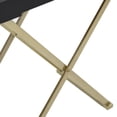 thumbnail image 5 of vidaXL Folding Table Gold and Black 48x34x61 cm MDF, 5 of 5
