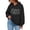 Black1, variant on Graphic Hoodies for Women Fall Winter Clothes Pullover Novelty Long Sleeve Loose Fit Casual
