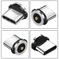 thumbnail image 2 of 15 piezas de cable de carga magnético, punta de cargador para conector magnético tipo C, accesorios de carga giratorios, 2 of 6
