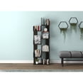 thumbnail image 3 of Safdie & Co. 57"H 8-Staggered Concept Wall Shelf in Dark Grey, 3 of 4