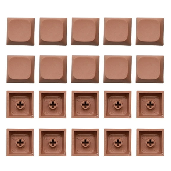 20PCS Colorful PBT Keycaps 1U XDA Height Keycap Set For Mechanical Keyboards