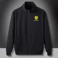 thumbnail image 3 of Sudadera con capucha para hombre, ropa masculina, sudadera con cremallera completa, jersey negro, talla grande, estética, invierno, años 90, algodón, nueva, Y2k, holgada, sin capucha, 3 of 5