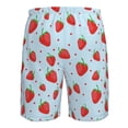 thumbnail image 6 of Kdxio Strawberry Pattern Mens Casual Shorts - Drawstring Summer Beach Sports Shorts for Men, 6 of 9