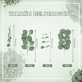 thumbnail image 2 of 30p Hojas De Eucalipto Artificial 4 Tipos Plantas Para Ramo Xtellar Verde, 2 of 3