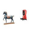 thumbnail image 1 of Escultura De Caballo De Pie, Cabeza De Isla De Pascua, Estatua, Decoración Fengshui, Retrato Antiguo, Figura De Resina Para Escritorio, Sala De Estar, Estantería, Dormitorio, 1 of 8