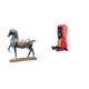 thumbnail image 1 of Escultura De Caballo De Pie, Cabeza De Isla De Pascua, Estatua, Decoración Fengshui, Retrato Antiguo, Figura De Resina Para Escritorio, Sala De Estar, Estantería, Dormitorio, 1 of 8