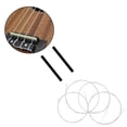 thumbnail image 3 of Amdohai Ukulélé Blanc Muslady Ukelele Uke Cordes en Nylon, 4 Pcs/ensemble, 3 of 7