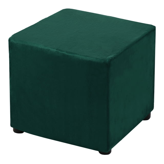 Funda de reposapiés cuadrada elástica que se ajusta a longitudes de 13"-18", verde oscuro