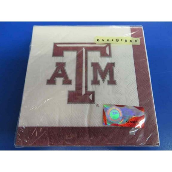 Texas A&M Aggies NCAA College Football Game Day Sports Party Beverage Napkins